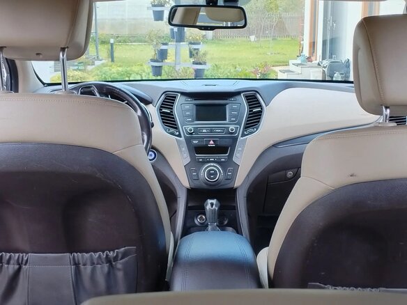 2016 Hyundai Santa Fe III Рестайлинг, синий, 2100000 рублей - вид 14