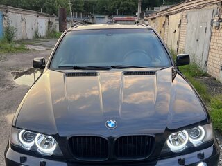 2000 BMW X5 4.4i I (E53), чёрный, 900000 рублей, вид 1