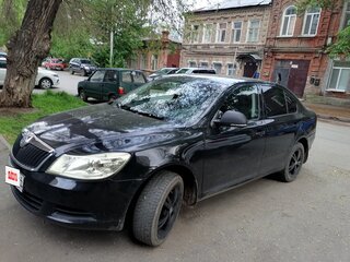 2011 Skoda Octavia II (A5) Рестайлинг, чёрный, 850000 рублей, вид 1