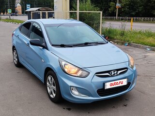 2013 Hyundai Solaris I, голубой, 550000 рублей, вид 2