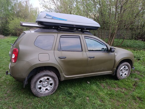 2013 Renault Duster I, зелёный, 850000 рублей - вид 1