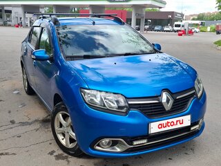 2016 Renault Logan II, синий, 649000 рублей, вид 3