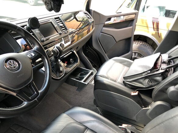 2018 Volkswagen Multivan T6, чёрный - вид 7