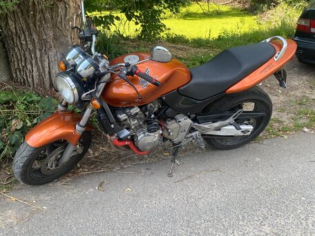 1999 Honda CB 600F Hornet, оранжевый, 370000 рублей, вид 4
