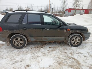 2001 Hyundai Santa Fe I, чёрный, 350000 рублей, вид 4
