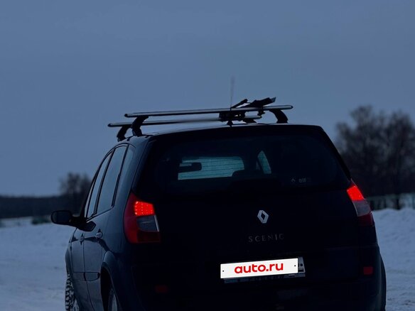 2008 Renault Scenic II Рестайлинг, чёрный, 600000 рублей - вид 9
