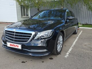 2018 Mercedes-Benz S-Класс 350 d Long VI (W222, C217) Рестайлинг, чёрный, 3550000 рублей, вид 1