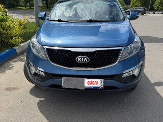 2014 Kia Sportage III Рестайлинг, синий, 1270000 рублей, вид 1