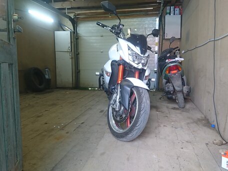 2008 Kawasaki Z 1000, белый, 550000 рублей, вид 1