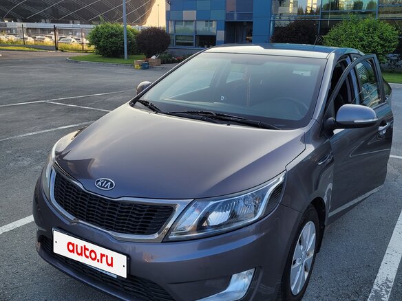 2011 Kia Rio 4-speed III, серый, 690000 рублей - вид 1
