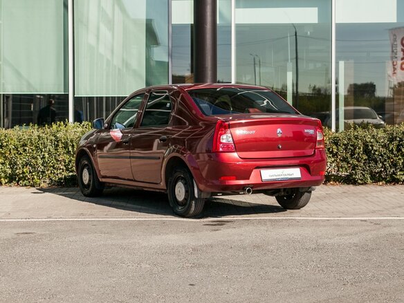 2011 Renault Logan I Рестайлинг, красный - вид 5