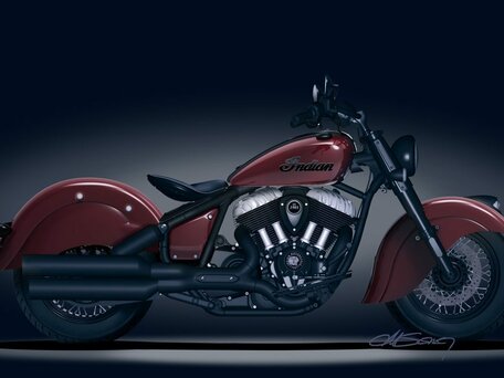 2026 Indian Chief, красный, 2840000 рублей, вид 4