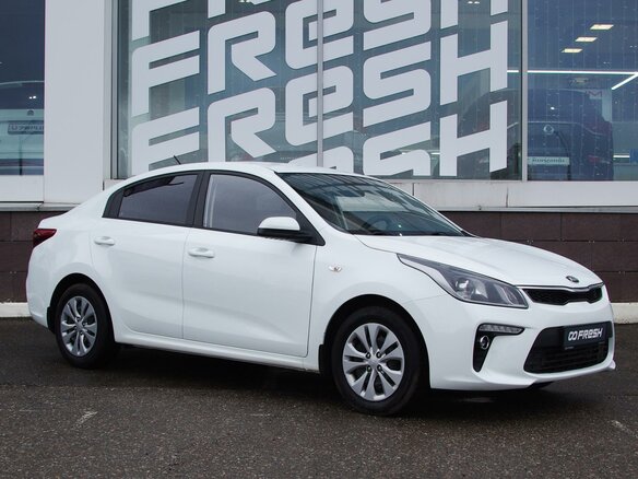 2019 Kia Rio IV, белый