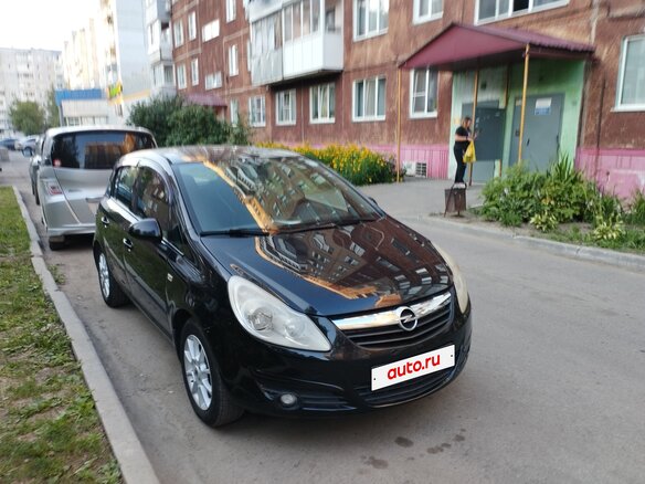 2008 Opel Corsa D, чёрный, 420000 рублей - вид 3