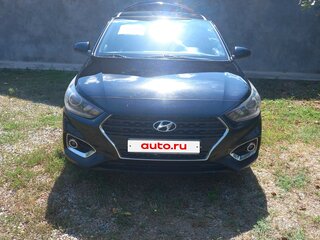 2017 Hyundai Solaris II, чёрный, 1000000 рублей, вид 1