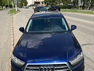 2019 Audi Q7 II (4M), синий, 3450000 рублей, вид 3