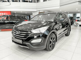 2013 Hyundai Santa Fe III, чёрный, 1360000 рублей, вид 1