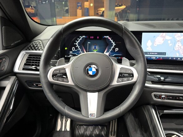 2024 BMW X6 40i III (G06) Рестайлинг, синий - вид 10