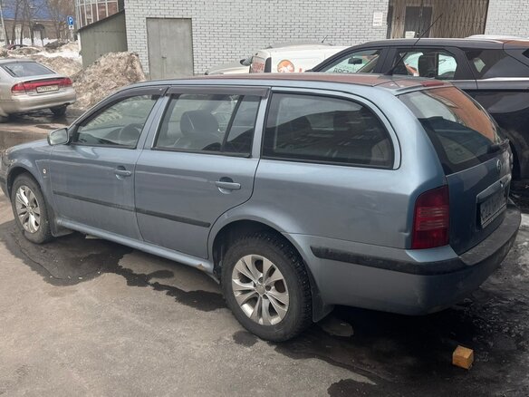 2003 Skoda Octavia I (A4) Рестайлинг, синий, 400000 рублей - вид 2