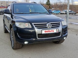2007 Volkswagen Touareg I Рестайлинг, чёрный, 870000 рублей, вид 3