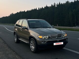 2004 BMW X5 4.4i I (E53) Рестайлинг, серый, 1300000 рублей, вид 1