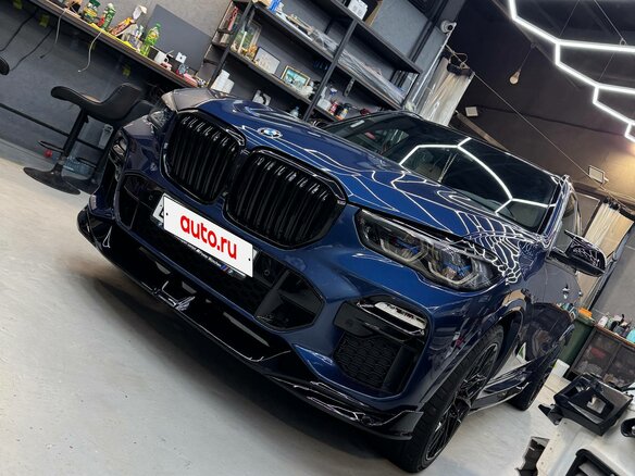 2021 BMW X5 40i IV (G05/G18), синий, 8980000 рублей - вид 7