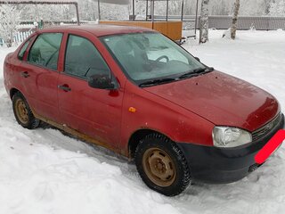 2006 Lada (ВАЗ) Kalina I, красный, 130000 рублей, вид 2