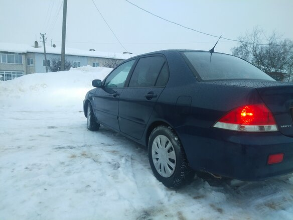 2005 Mitsubishi Lancer IX, синий, 400000 рублей - вид 7