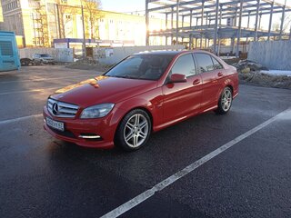 2011 Mercedes-Benz C-Класс 180 BlueEFFICIENCY III (W204), красный, 990000 рублей, вид 3