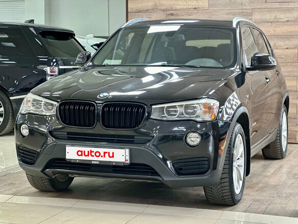 2014 BMW X3 28i xDrive II (F25) Рестайлинг, чёрный - вид 2