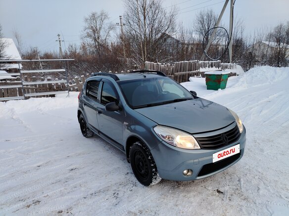 2011 Renault Sandero I, синий, 495000 рублей - вид 7