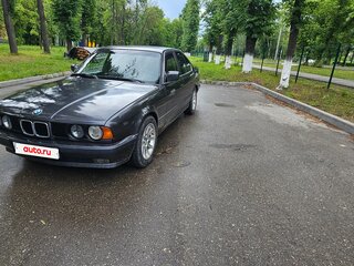 1991 BMW 5 серии 520i III (E34), чёрный, 590000 рублей, вид 3