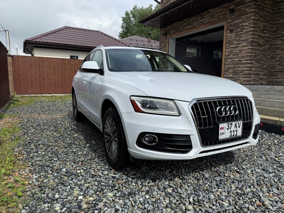 2015 Audi Q5 I (8R) Рестайлинг, белый, 1300000 рублей - вид 2