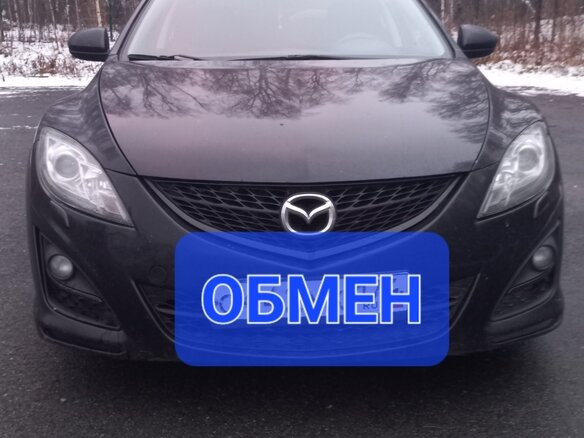 2010 Mazda 6 II (GH) Рестайлинг, чёрный, 900000 рублей