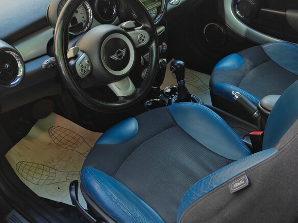 2007 Mini Hatch Cooper II (R56), синий, 875000 рублей - вид 6