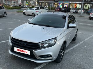 2017 Lada (ВАЗ) Vesta I, серебристый, 1000000 рублей, вид 2