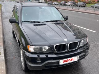 2002 BMW X5 3.0i I (E53), чёрный, 800000 рублей, вид 5