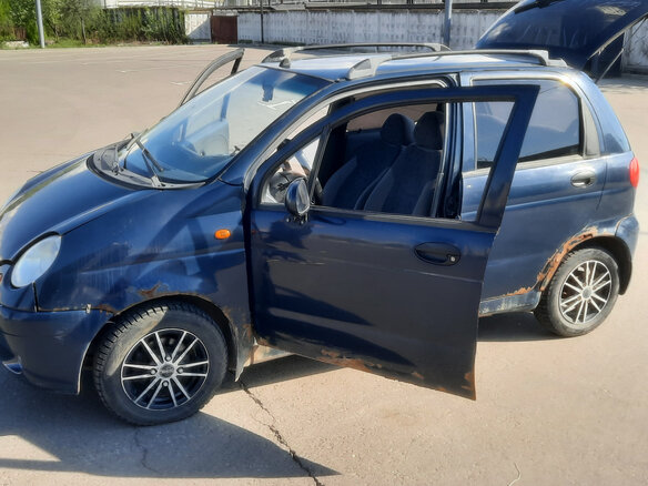 2009 Daewoo Matiz I Рестайлинг, синий, 180000 рублей - вид 5