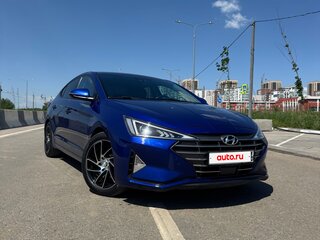 2020 Hyundai Avante VI Рестайлинг, синий, 1699000 рублей, вид 2