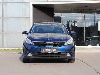 2022 Kia Rio IV Рестайлинг, синий, 1775000 рублей, вид 2