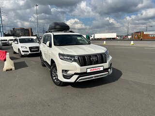 2019 Toyota Land Cruiser Prado 150 Series Рестайлинг 2, белый, 4950000 рублей, вид 3
