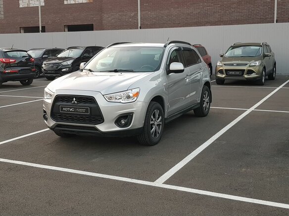 2014 Mitsubishi ASX I Рестайлинг, серый, 1295000 рублей - вид 2