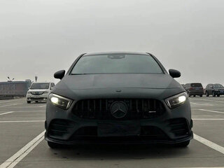 2022 Mercedes-Benz A-Класс 180 Long IV (W177), чёрный, 1796027 рублей, вид 2