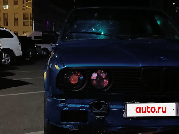 1990 BMW 3 серии 318i II (E30), синий, 350000 рублей - вид 3