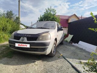 2002 Renault Symbol I Рестайлинг, серебристый, 200000 рублей, вид 1