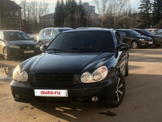 2005 Hyundai Sonata IV (EF) Рестайлинг, чёрный, 380000 рублей, вид 2