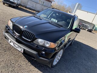 2003 BMW X5 3.0i I (E53) Рестайлинг, чёрный, 950000 рублей, вид 2