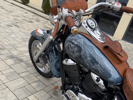 2003 Honda Shadow 750, синий, 690000 рублей, вид 5