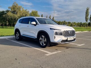 2021 Hyundai Santa Fe IV Рестайлинг, белый, 3500000 рублей, вид 3