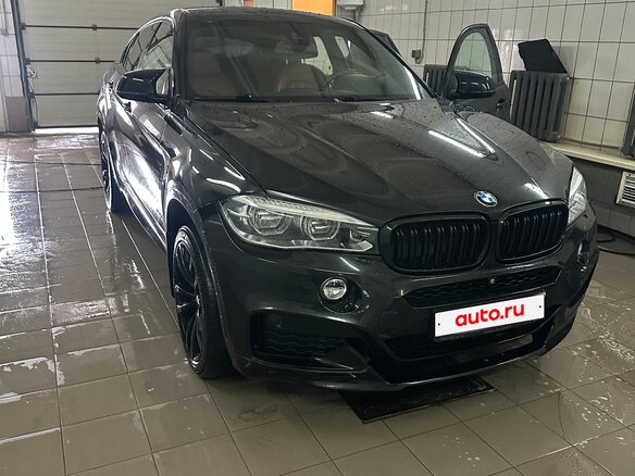 2019 BMW X6 40d II (F16), чёрный, 5500000 рублей - вид 5